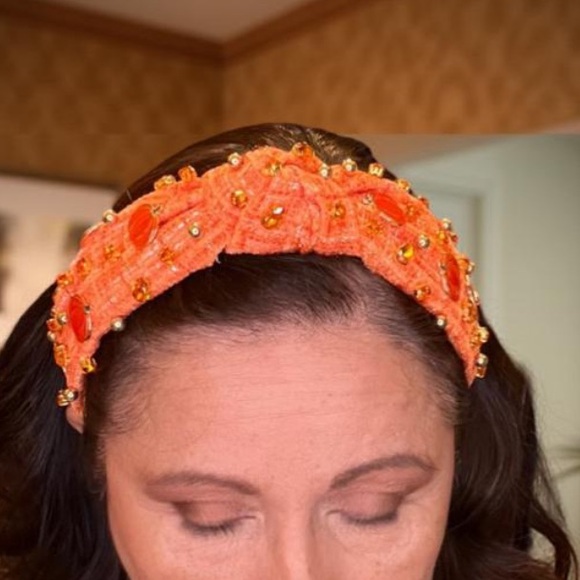 Pumpkin Headbands Embellished With Enameled Pumpkin & Crystals NEW - Picture 8 of 14